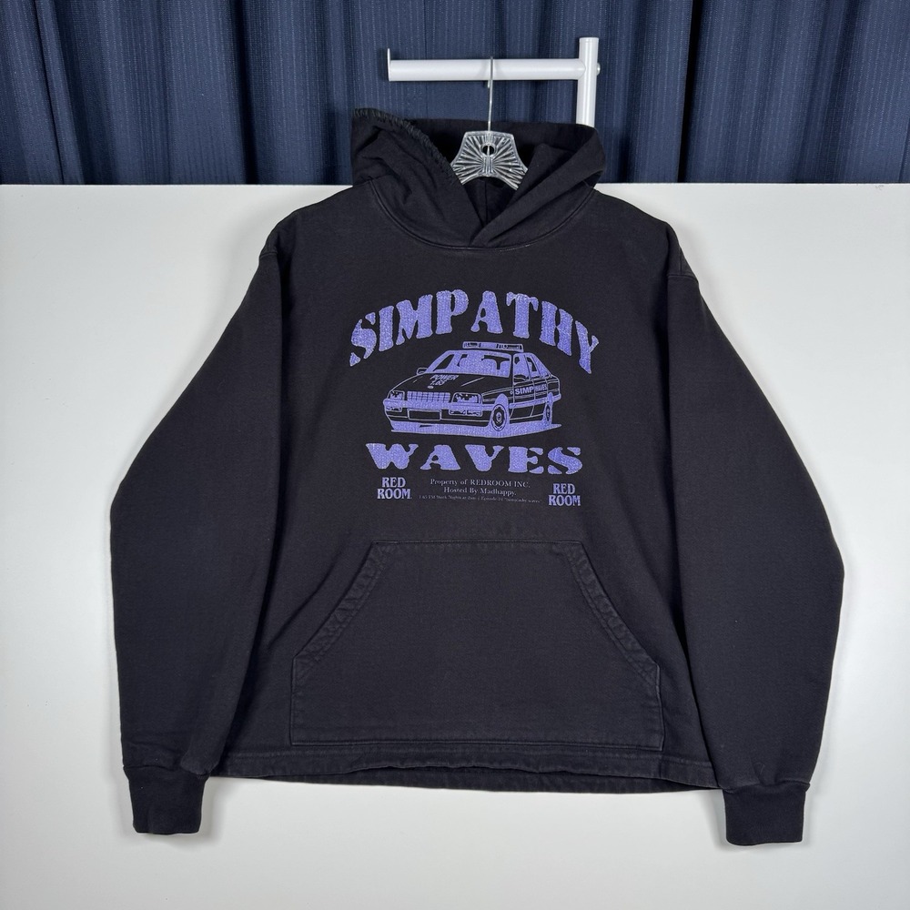 MADHAPPY Red Room Hoodie Pullover Black - Men's Medium ?